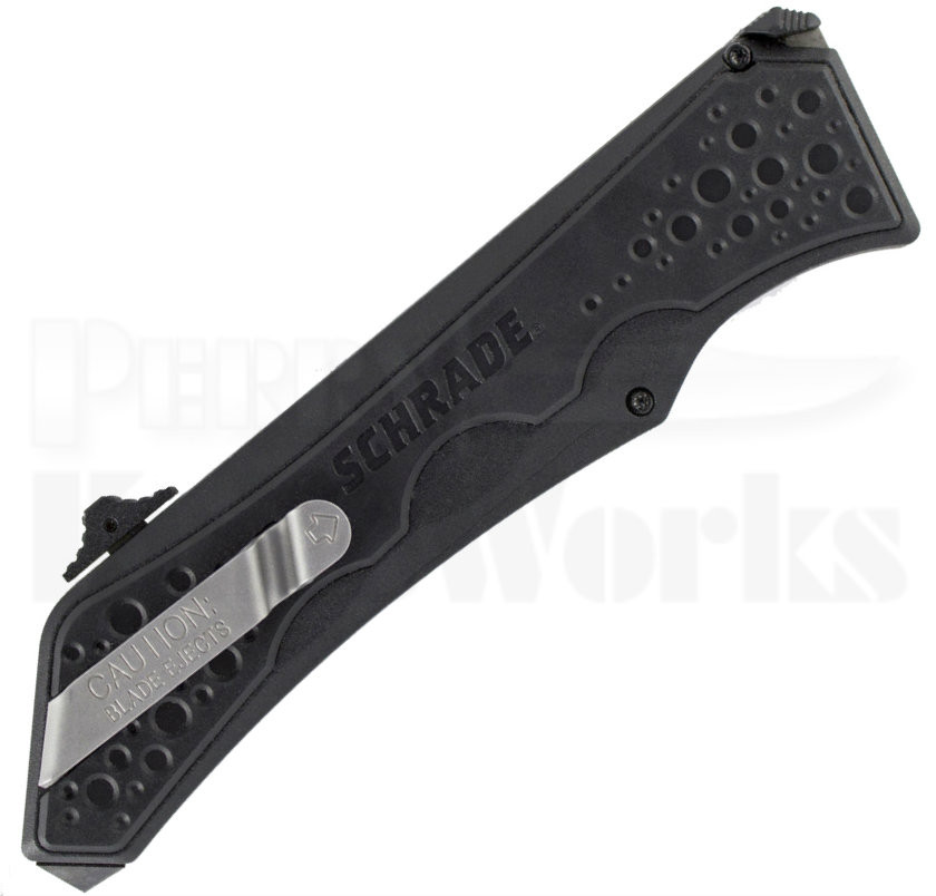 Schrade SCHOTF7BS OTF Spring Assisted Knife (Black Serr)